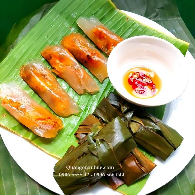 100% bánh lọc tại cơ sở chúng tôi đều làm bằng tay địa chỉ mua bánh bột lọc sống ở huế ngon